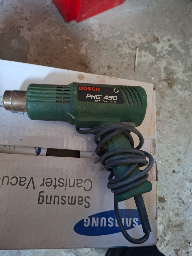 Bosch PHG 490 heteluchtpistool - 1400W, Ophalen, Gebruikt, Overige typen, Bosch