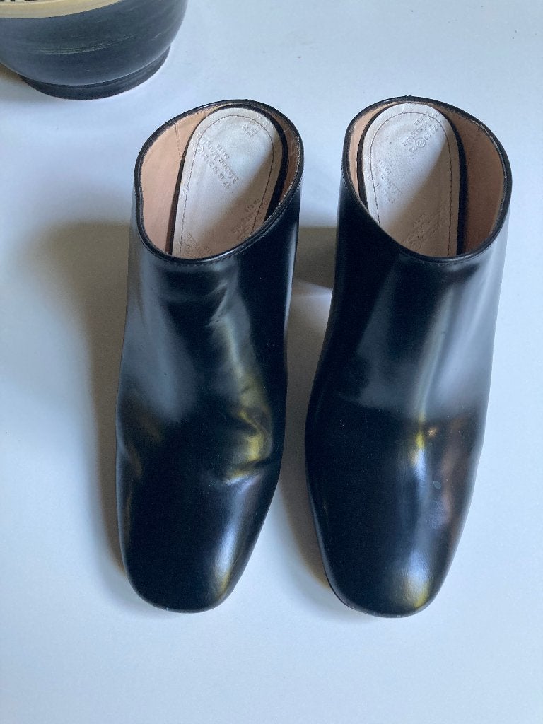 damesmuiltjes/schoenen van Maison Margiela maat 37,5, Kleding | Dames, Schoenen, Maison Margiela, Zwart, Zo goed als nieuw, Sandalen of Muiltjes