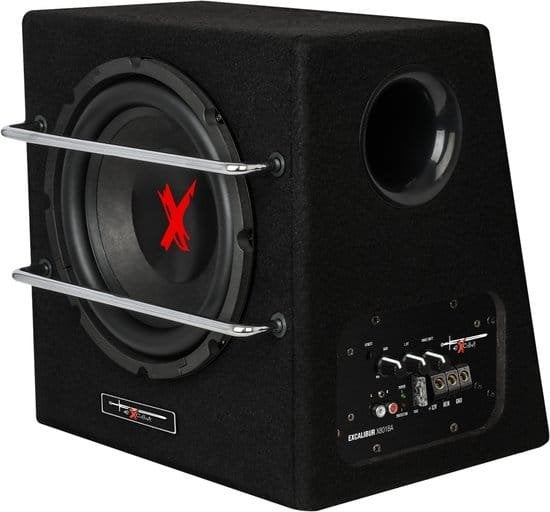 Excalibur X801BA - Subwoofer Auto met Versterker - 8 Inch, Triple J Online, Info@triplejonline.nl, De Spinnekop 9