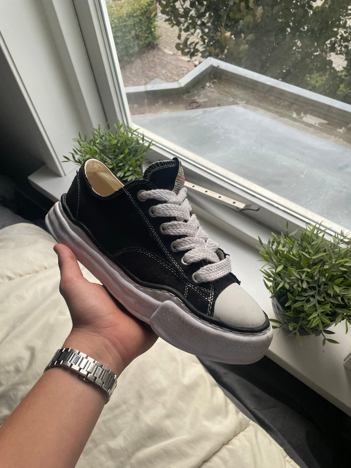 Maison Mihara Yasuhiro sneakers maat 42, Zwart, Ophalen of Verzenden, Sneakers of Gympen, Zo goed als nieuw
