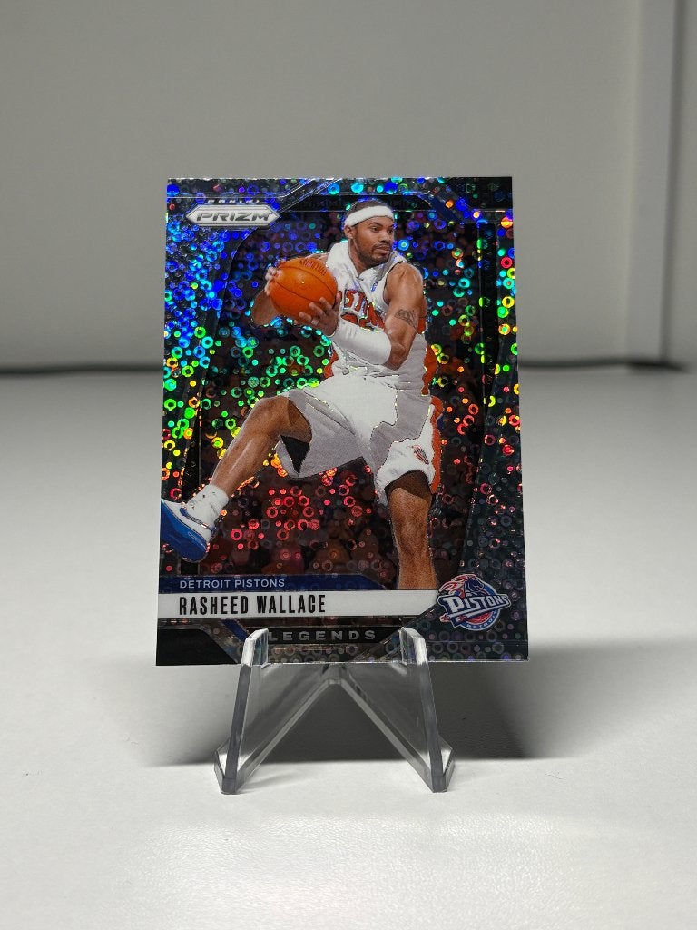 Panini Prizm NBA Rasheed Wallace Detroit Pistons kaart, Ophalen of Verzenden, Zo goed als nieuw, Plaatje