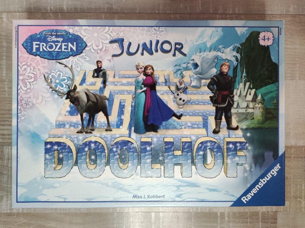Disney Frozen DOOLHOF Junior - Ravensburger Gezelschapsspel, Hobby en Vrije tijd, Een of twee spelers, Ophalen of Verzenden, Zo goed als nieuw