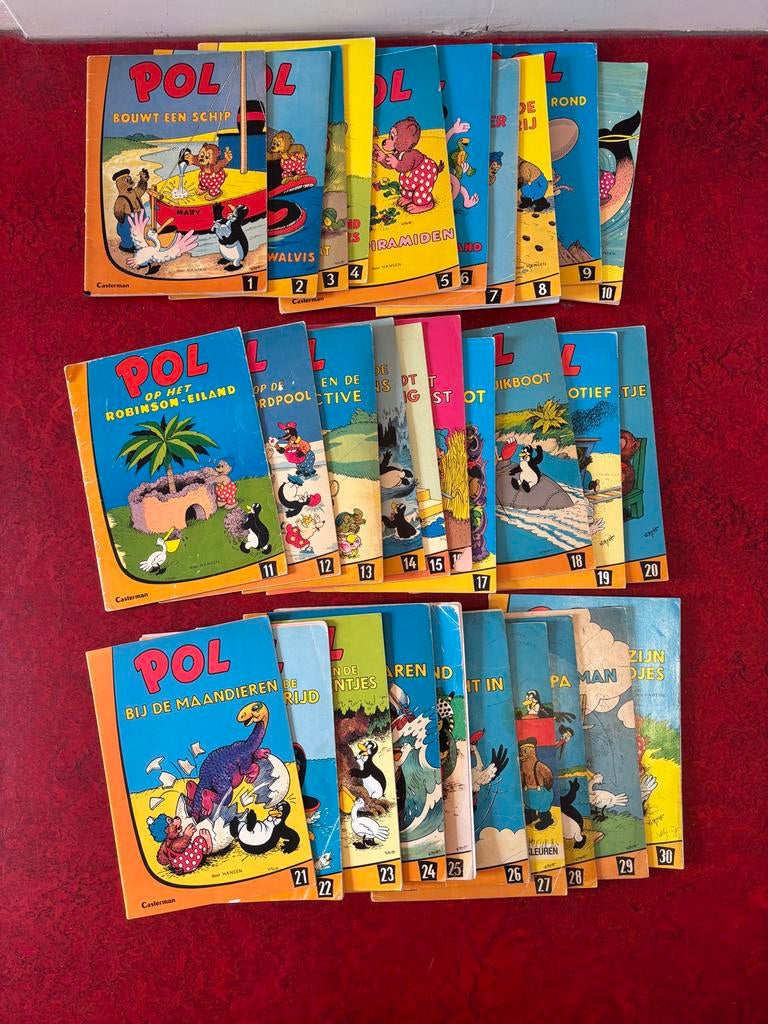 Pol stripboeken - Complete serie (30 delen), Boeken, Stripboeken, Complete serie of reeks, Ophalen of Verzenden, Gelezen
