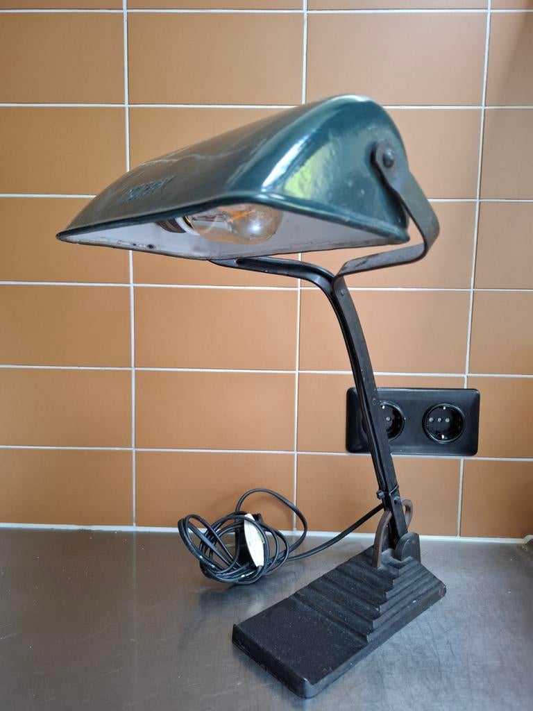 Horax 6676/1 Art Deco Bureaulamp uit 1930, Ophalen of Verzenden