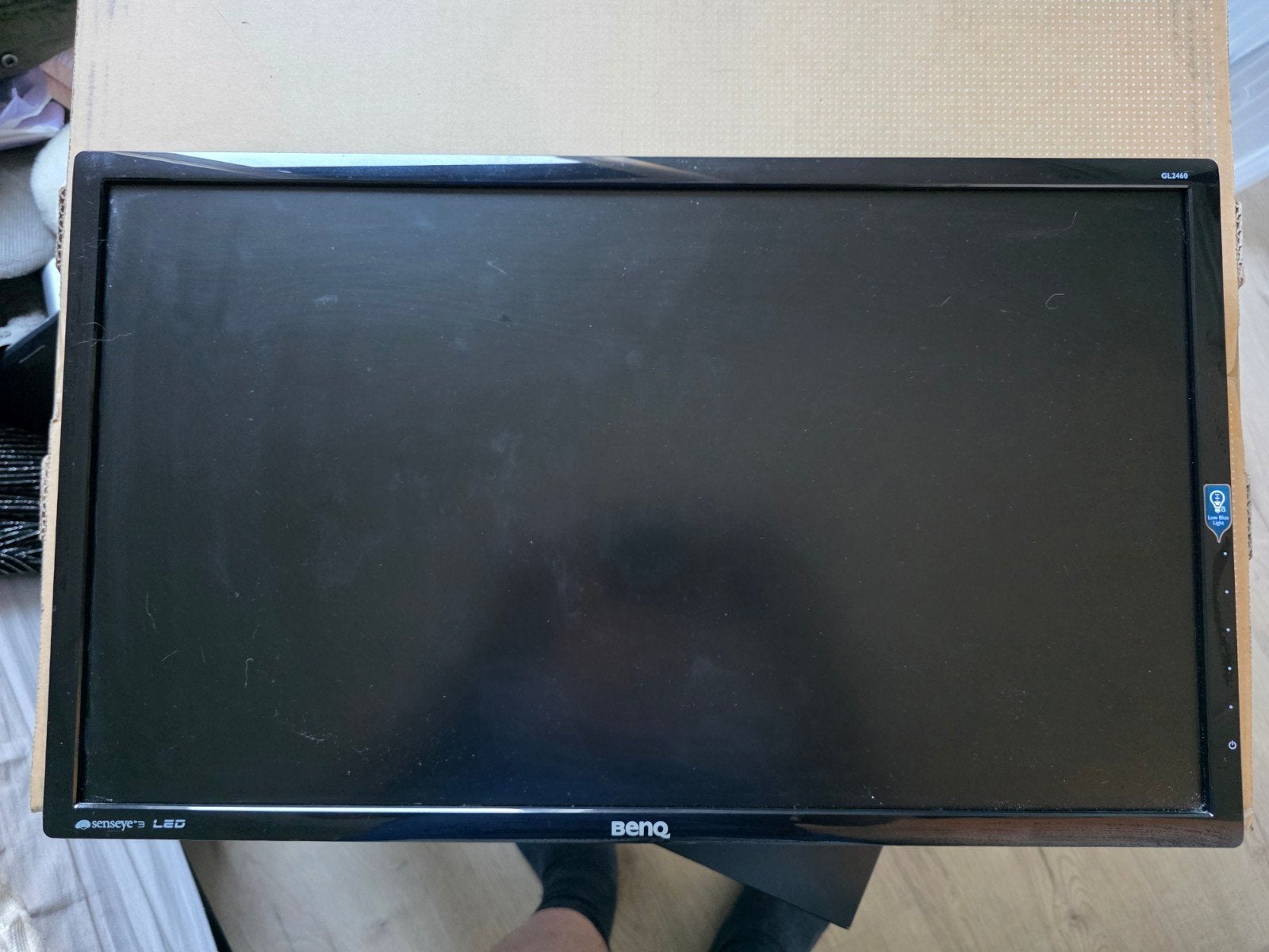BenQ GL2460 24 inch Full HD Monitor (Zonder voet), Gaming, Gebruikt, Full HD, Ophalen of Verzenden