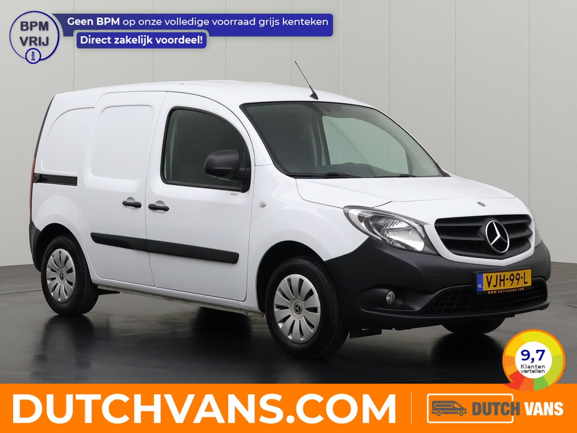 Mercedes-Benz Citan | Euro 6 | Airco | Trekhaak | Betimmerin, Auto's, Voorwielaandrijving, Stof, Gebruikt, 4 cilinders