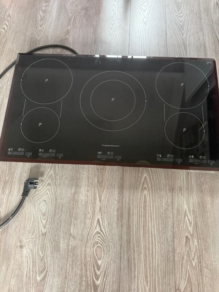 Kuppersbusch Inductiekookplaat 5 zones, Ophalen, Gebruikt, Inbouw, Inductie
