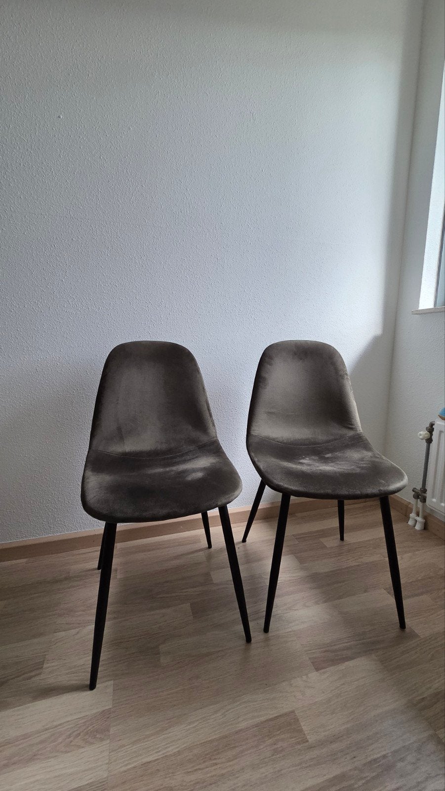 donker groene eetkamerstoelen, Huis en Inrichting, Ophalen, Overige kleuren, Stof, Twee