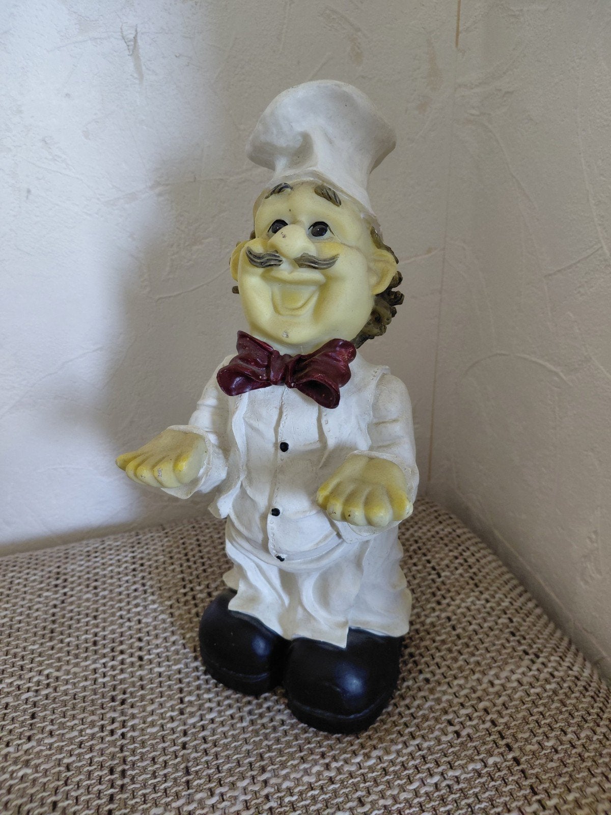 Vintage Grappige Kok Figuur - 29 cm hoog, Ophalen of Verzenden, Gebruikt, Mens