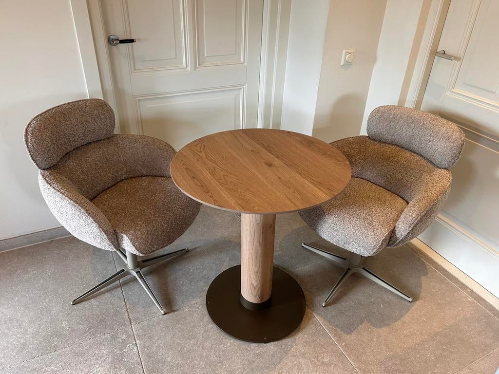 PMP Furniture eetkamerstoel Diana Khaki nieuw 4ST, Ophalen, Nieuw, Vier, Stof
