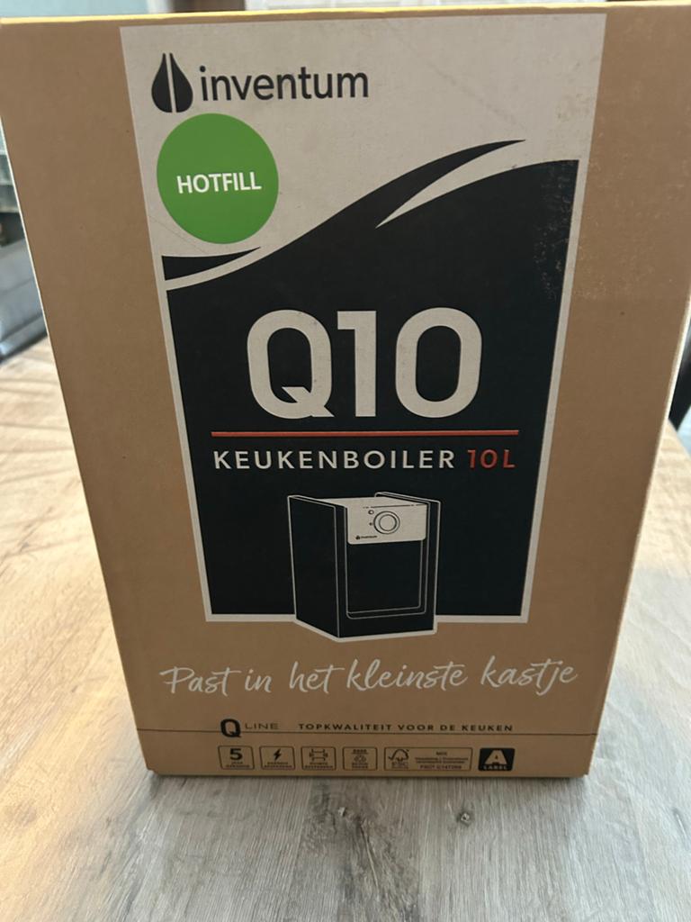 2x Inventum Q10 Keukenboiler 10L - Nieuw in doos, Nieuw, Minder dan 3 jaar oud, Minder dan 20 liter, Boiler