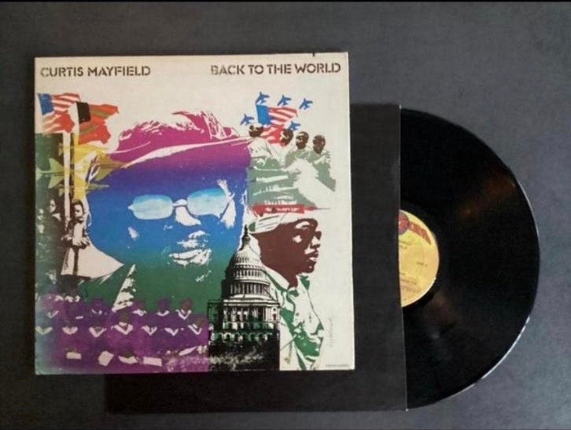 Curtis Mayfield - Back to the World (LP), Ophalen of Verzenden, 12 inch