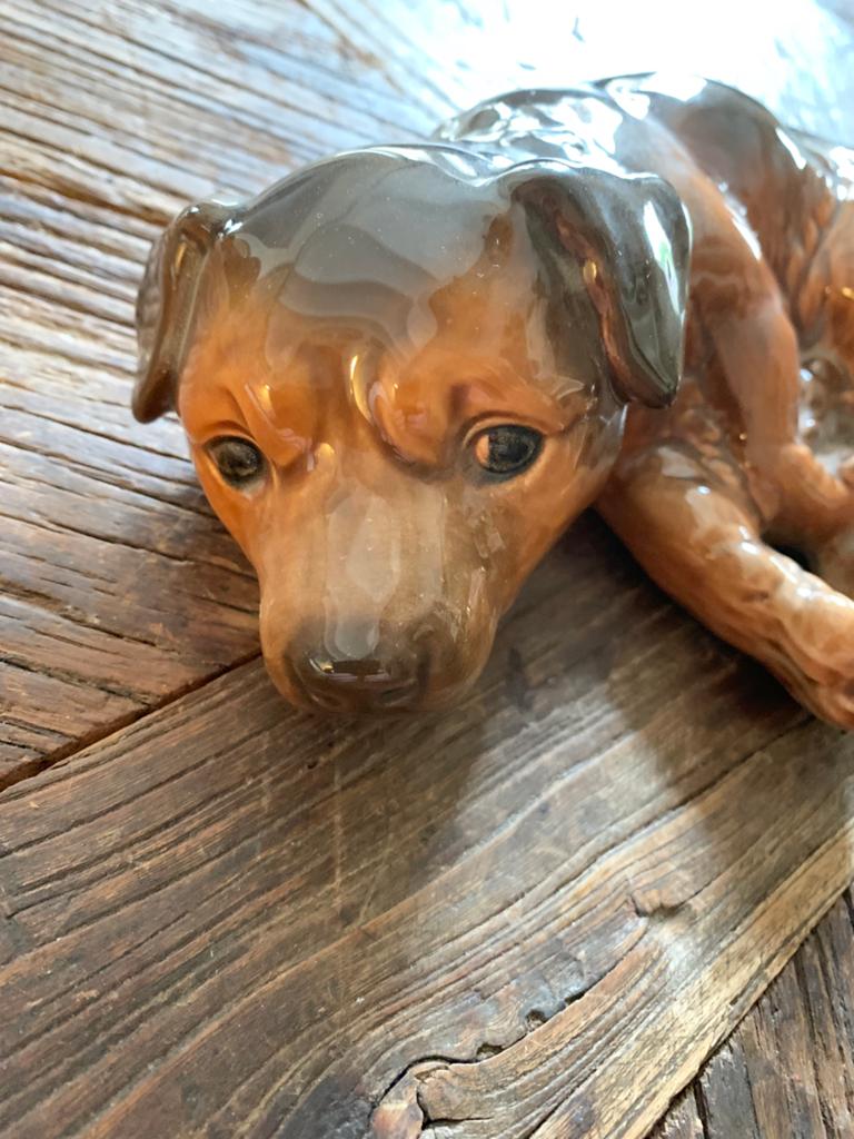 Vintage Goebel hond beeldje - Duitse kwaliteit, Ophalen of Verzenden