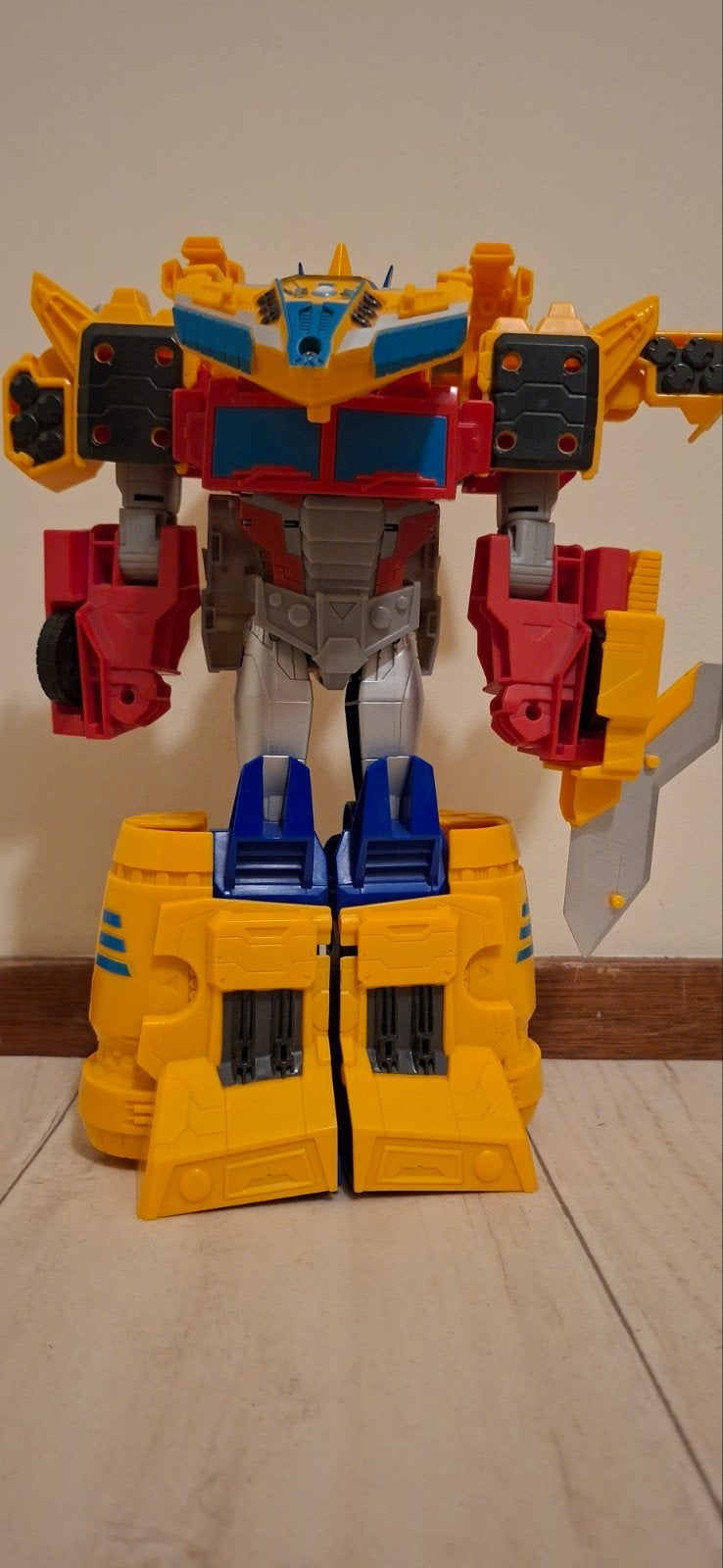Transformers Cyberverse Ark Optimus Prime, Overige generaties, Ophalen of Verzenden, Zo goed als nieuw, Autobots
