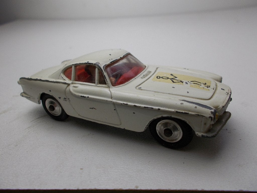 1965 Corgi Toys 258 THE SAINT CAR VOLVO P-1800 + DRIVER (A)