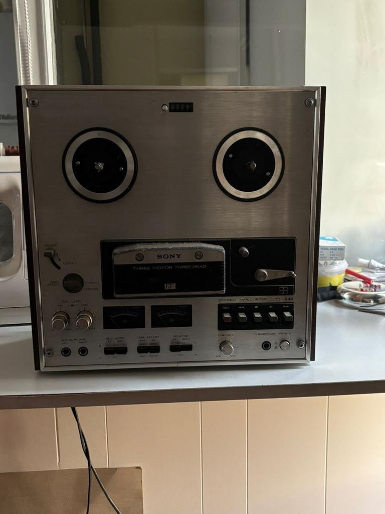 Sony TC-645 Stereo Taperecorder, Audio, Tv en Foto, Bandrecorders, Ophalen, Bandrecorder