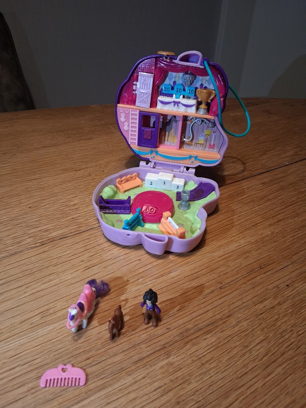Polly Pocket Paardenstal  met Accessoires, Ophalen of Verzenden, Gebruikt, Meisje