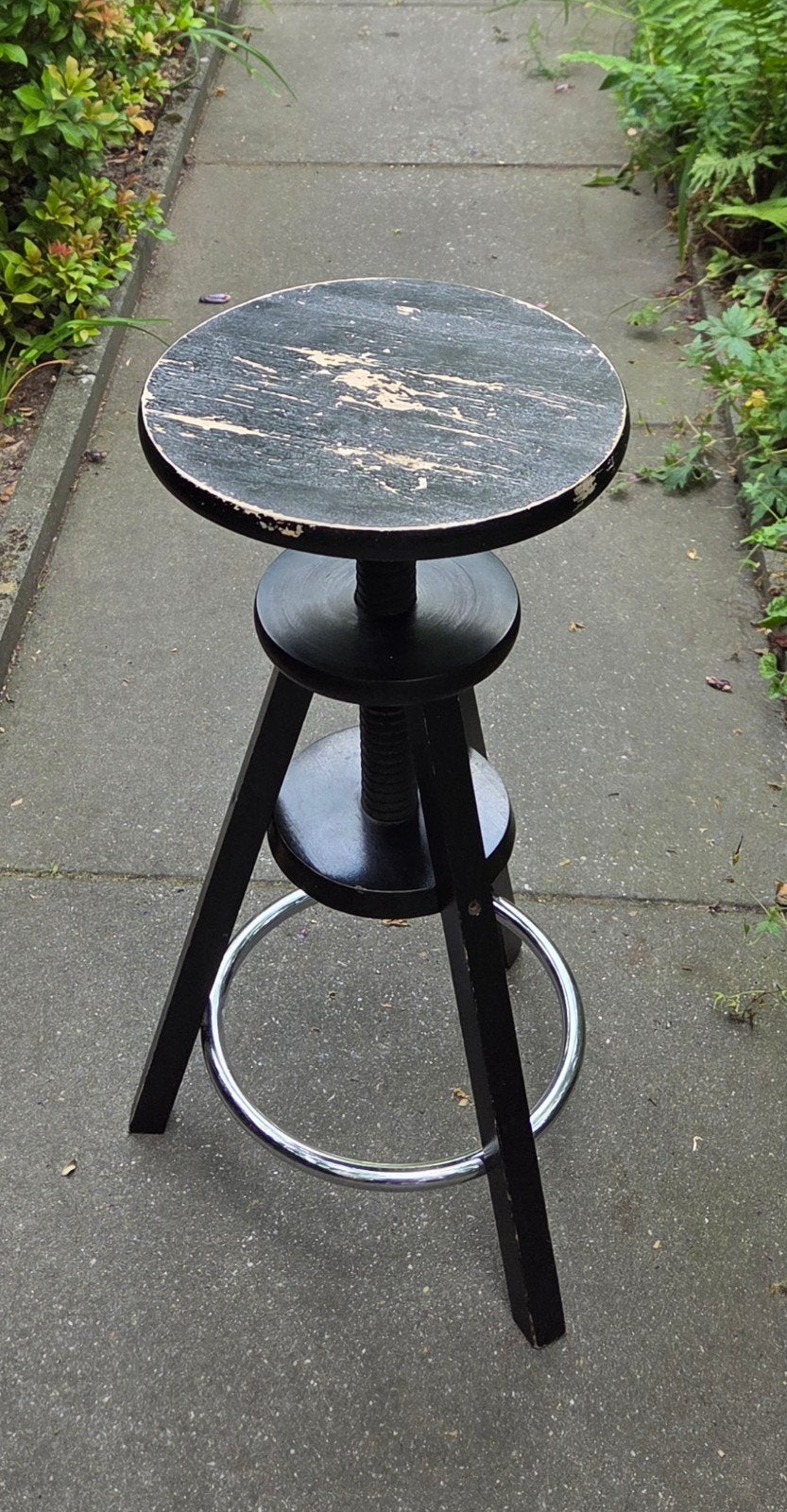 Vintage houten IKEA draaikruk - Jaren '90 - Verstelbaar, Huis en Inrichting, Ophalen, In hoogte verstelbaar, Gebruikt, Hout
