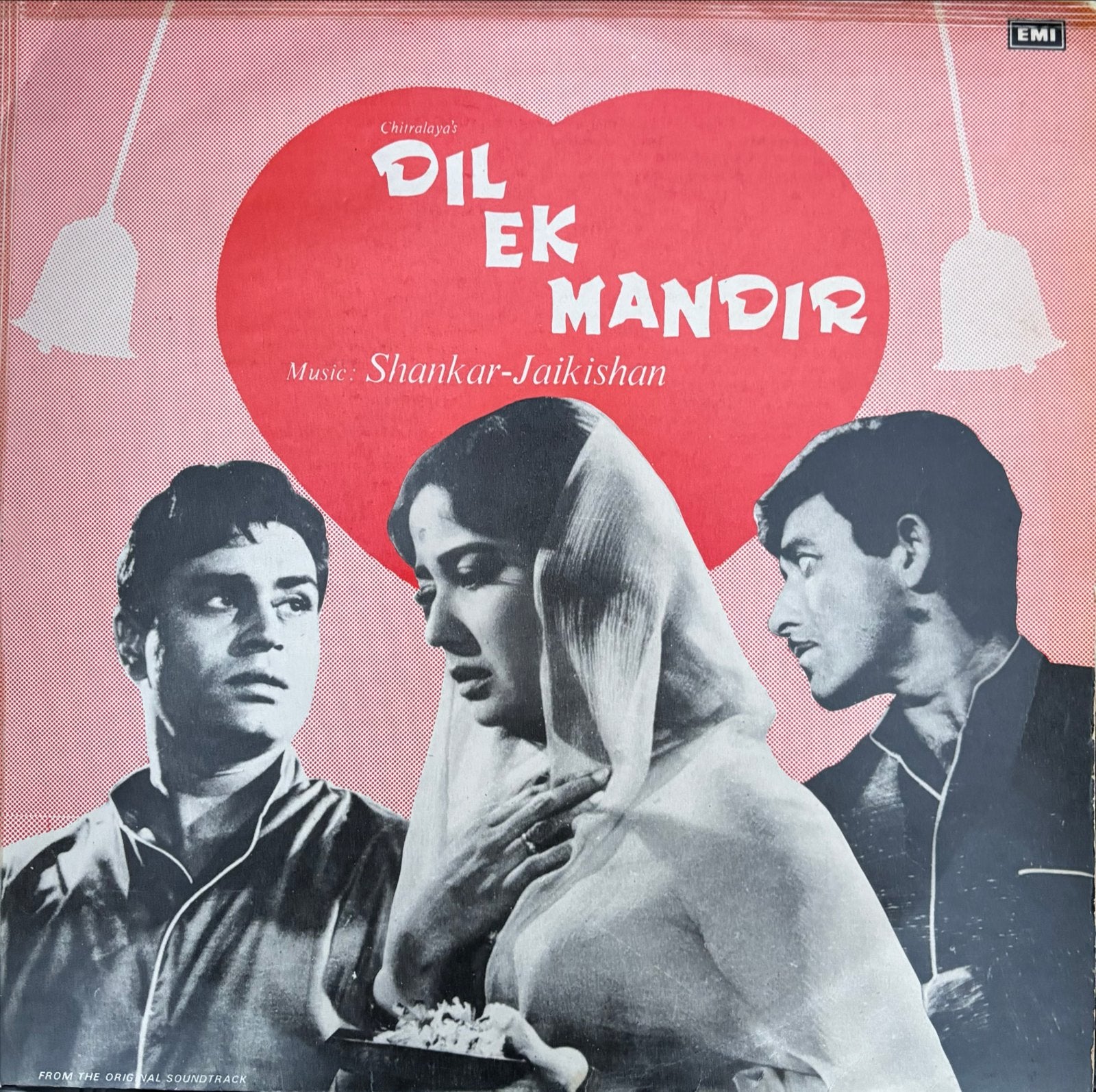 Dil Ek Mandir - Bollywood Soundtrack LP (Shankar-Jaikishan), LP, Gebruikt, Verzenden, Originele persing