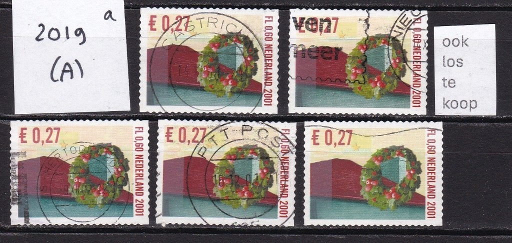 0582) Nederland 2019 decemberzegels 2001, Postzegels en Munten, Postzegels | Nederland, Ophalen of Verzenden