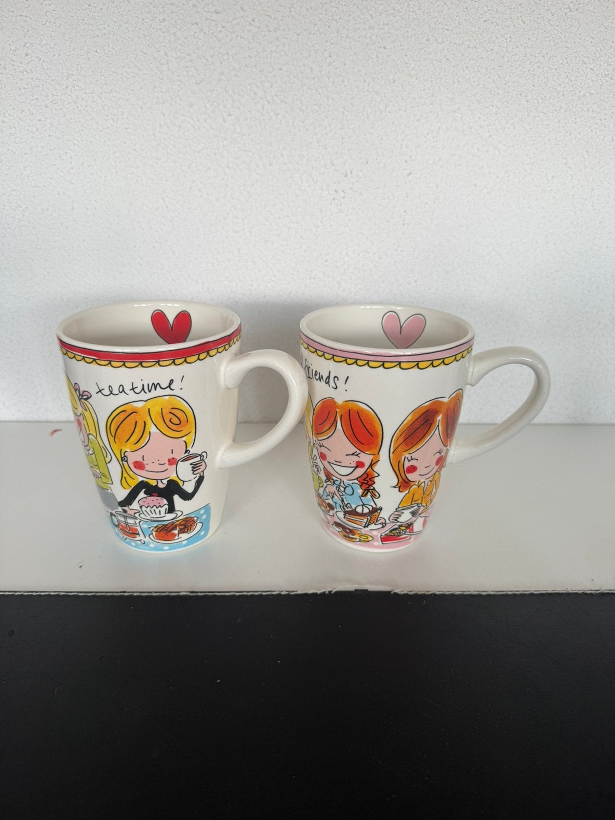 2 XL mokken blond Amsterdam, Huis en Inrichting, Keuken | Servies, Ophalen of Verzenden, Zo goed als nieuw, Aardewerk, Kop(pen) en/of Schotel(s)