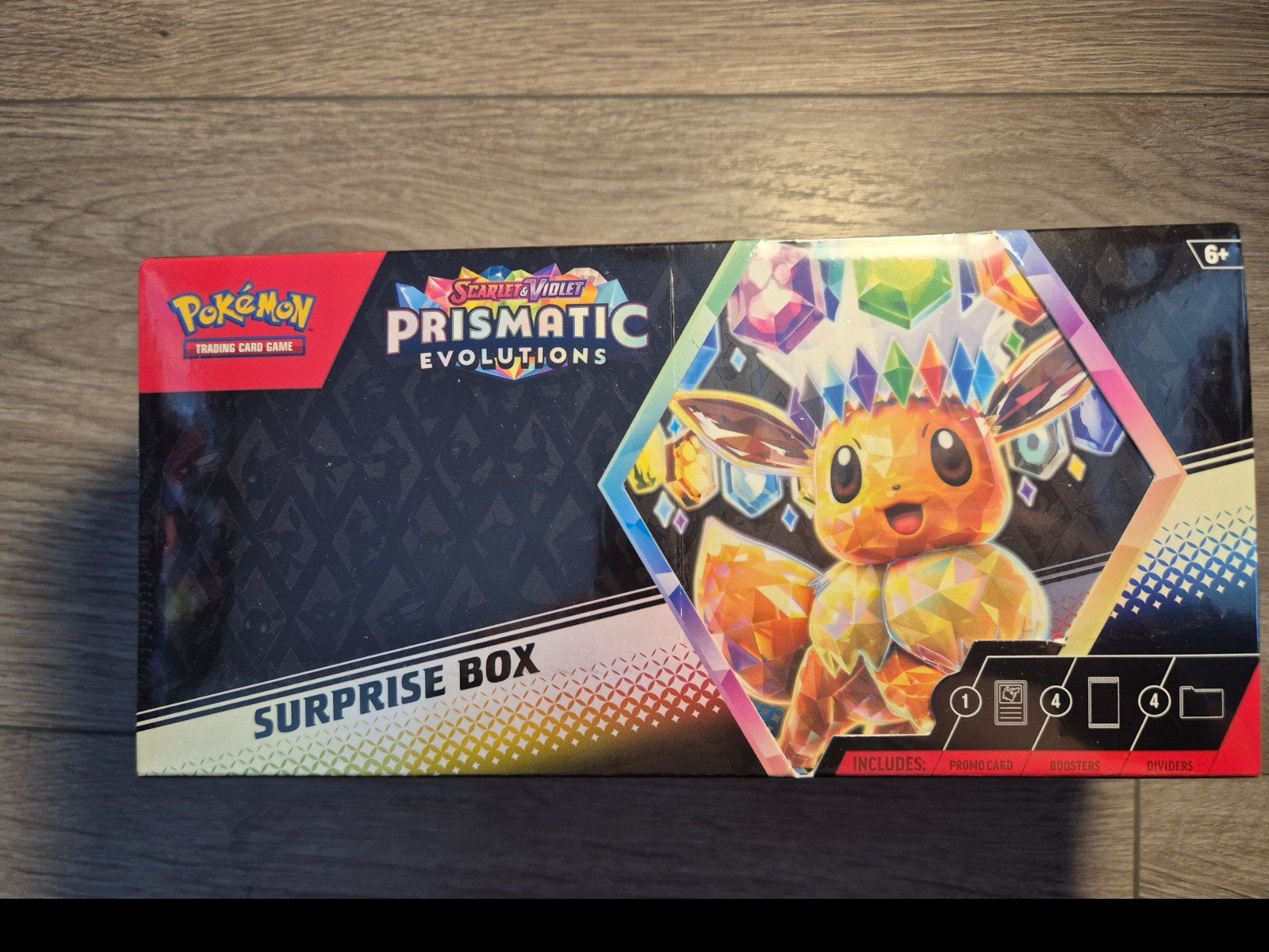 Pokémon Prismatic Evolutions Surprise Box, Ophalen of Verzenden, Nieuw, Overige typen, Foil