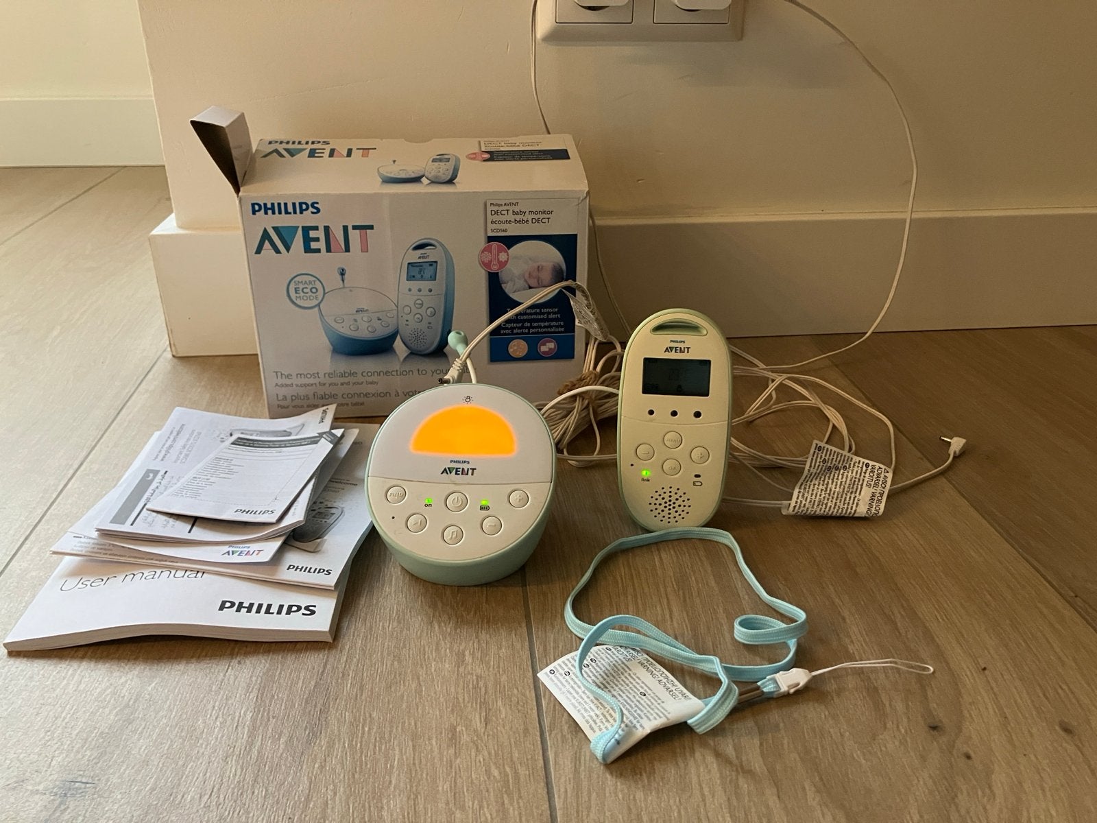Philips Avent DECT Babyfoon SCD560 in goede staat, Ophalen, Gebruikt, 250 meter of meer, Digitaal