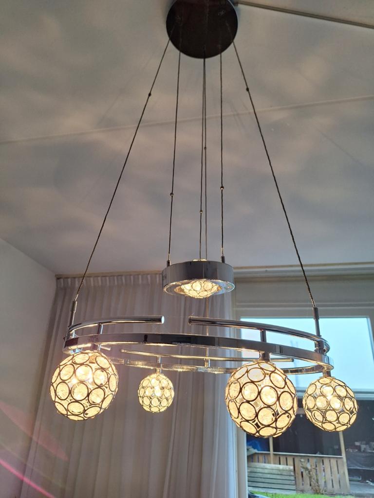 Hanglamp, Ophalen of Verzenden, Zo goed als nieuw, 75 cm of meer