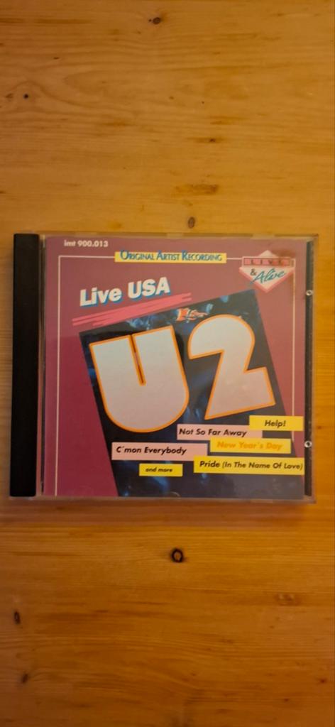 U2 Live USA CD - Originele artiestenopname, Cd's en Dvd's, Ophalen of Verzenden, 1980 - 1989, Gebruikt