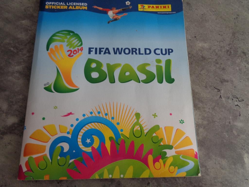 PANINI WK WORLD CUP BRASIL 2014 ALBUM VOLLEDIG VOETBAL, Verzenden, Zo goed als nieuw, Meerdere stickers