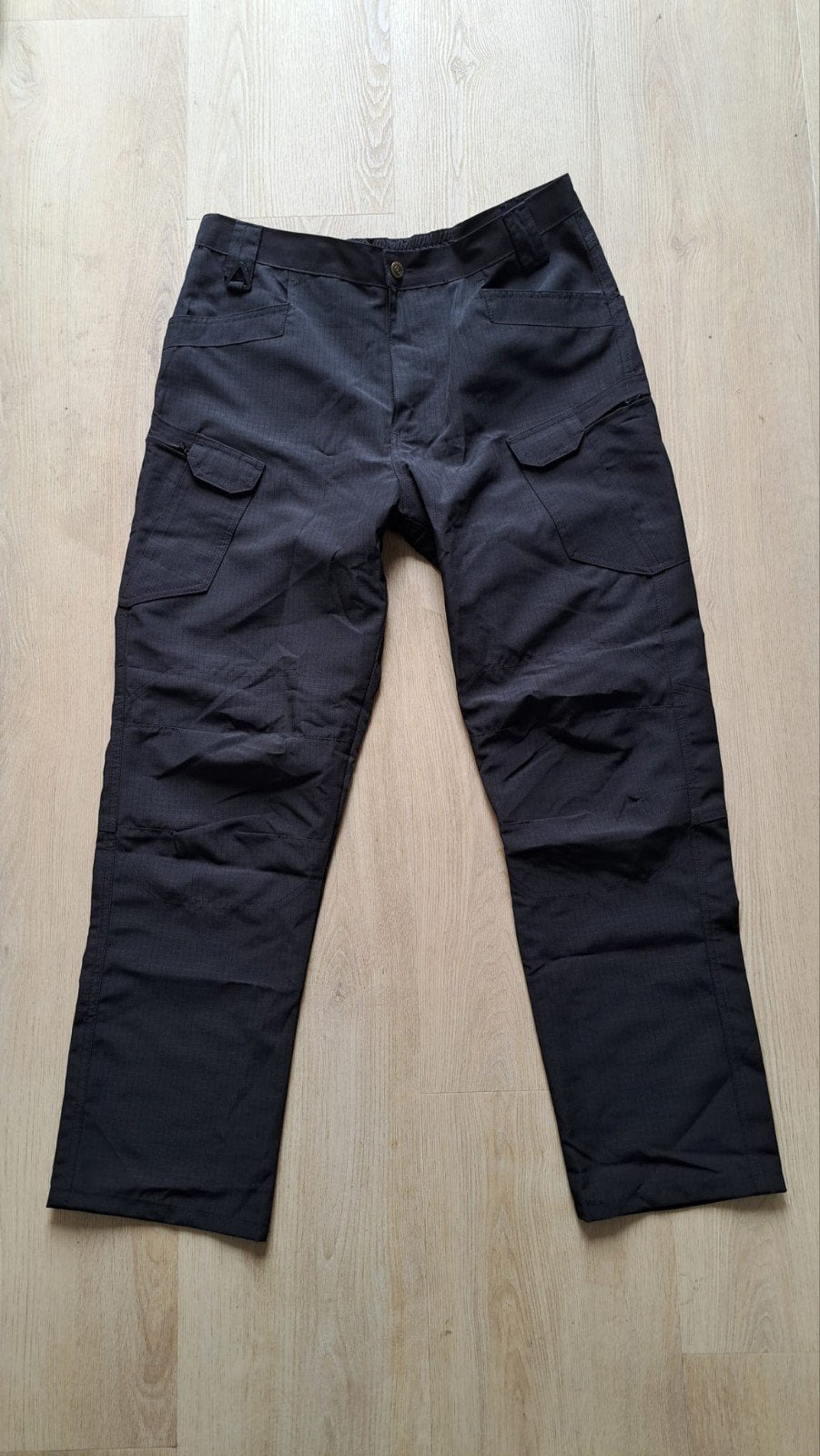 Nieuwe zwarte militaire airsoft broek, maat L, Maat 52/54 (L), Onbekend, Zwart, Nieuw