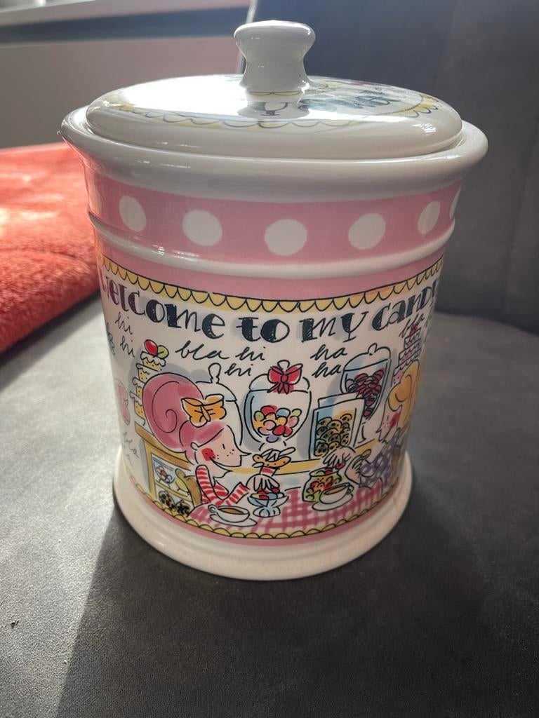 Blond Amsterdam snoeppot 'Sweet for my Sweet', Huis en Inrichting, Ophalen of Verzenden, Zo goed als nieuw