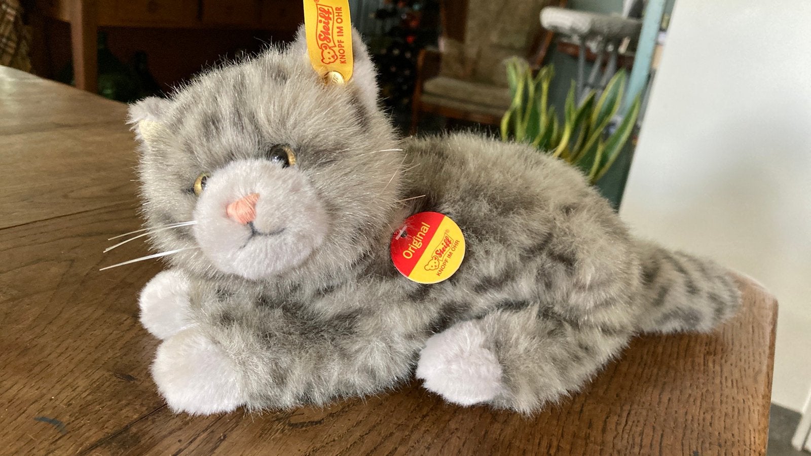 🐈Steiff poes🐈, Ophalen of Verzenden, Stoffen beer, Steiff