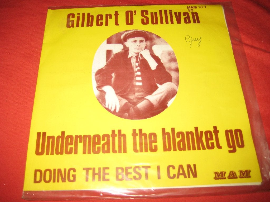 Gilbert O` Sullivan: Underneath the blanket go, Ophalen of Verzenden, Zo goed als nieuw, Pop