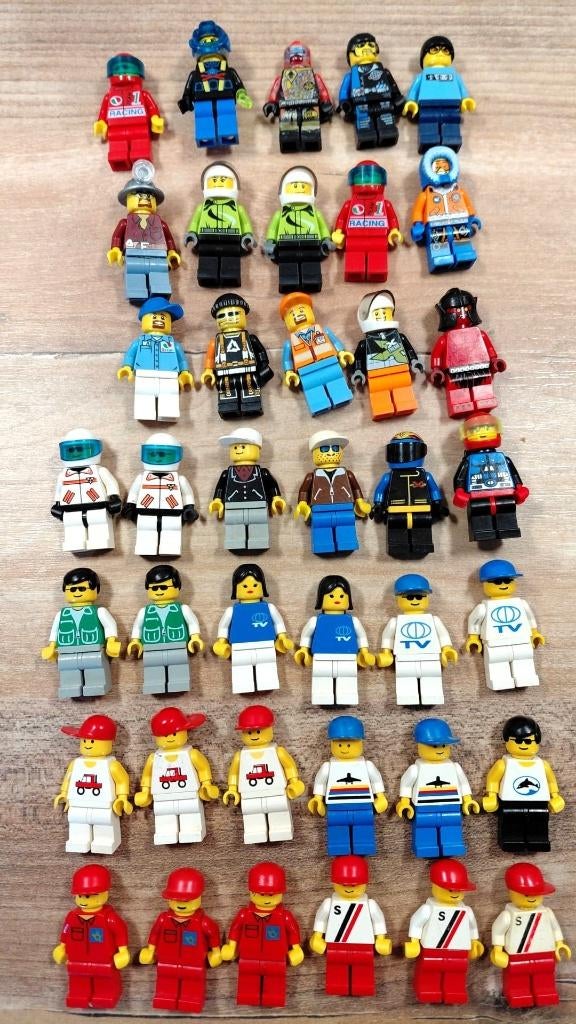 39 verschillende city Minifigures LEGO, City, Lego, Ophalen of Verzenden, Zo goed als nieuw