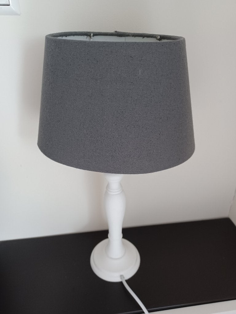 2 IKEA Tafellampen Schemerlamp nachtlamp bedlamp GRATIS, Ophalen, Zo goed als nieuw, Grijs, IKEA