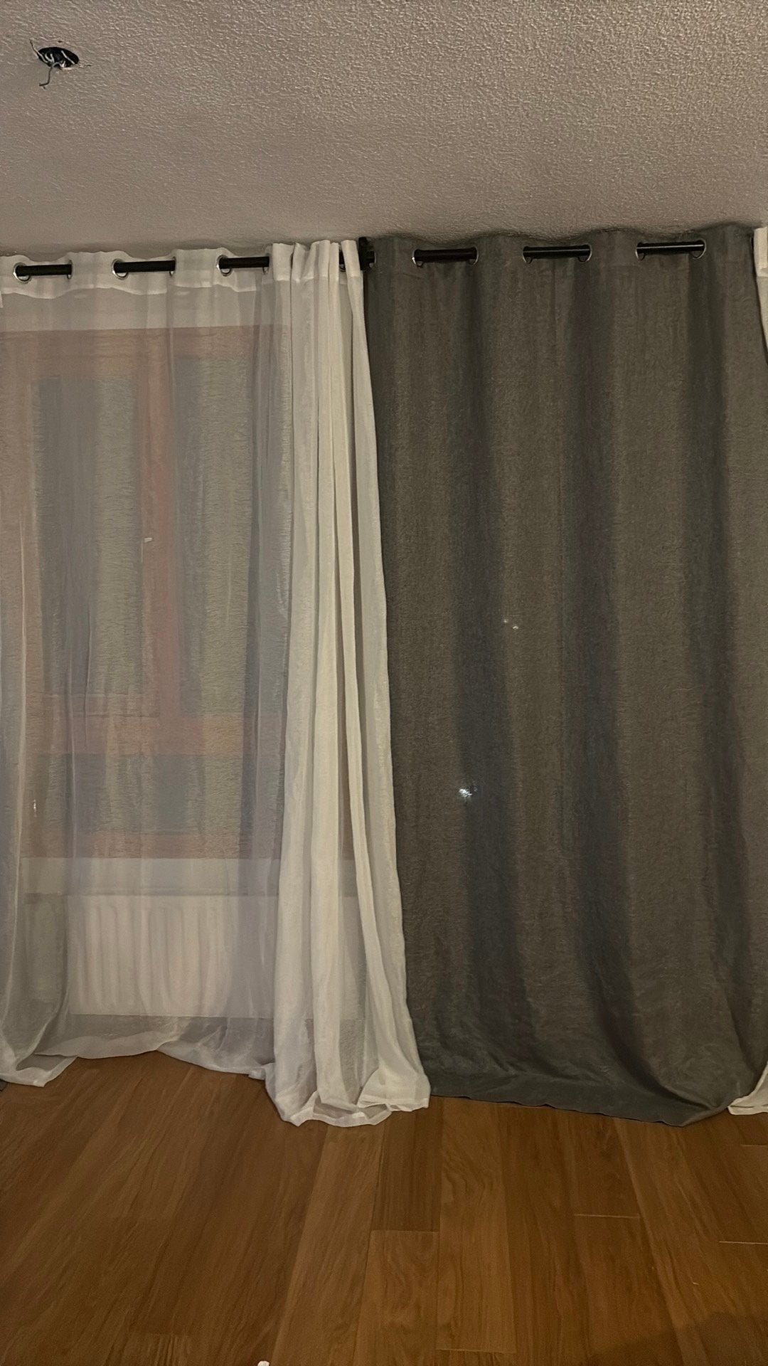 Gordijnen en vitrage, Ophalen, Gordijn, Met ringen, Polyester