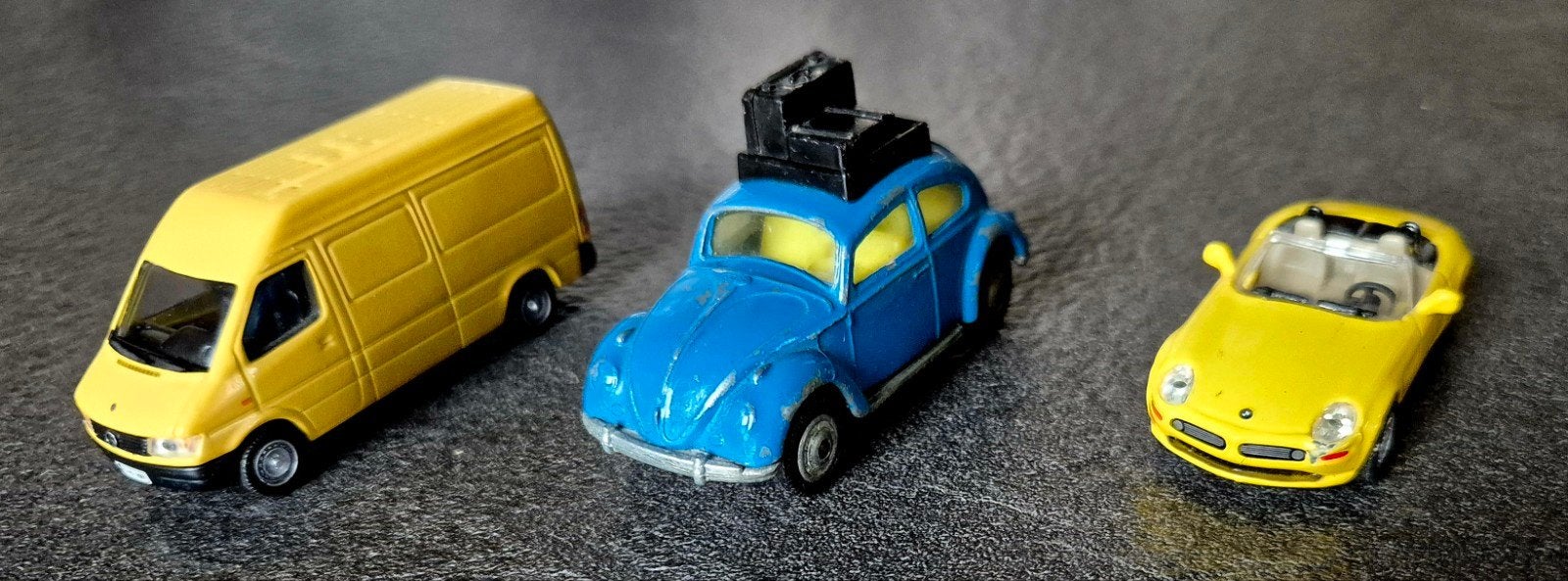 Bestelbus mercedes SCHUCO volkswagen kever HUSKY bmw Z8, Ophalen, Gebruikt, Auto, Schuco