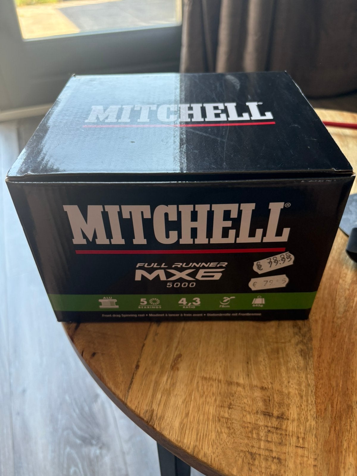 Mitchell full runner mx6 5000 met reserve spoel, Watersport en Boten, Ophalen of Verzenden, Nieuw, Molen