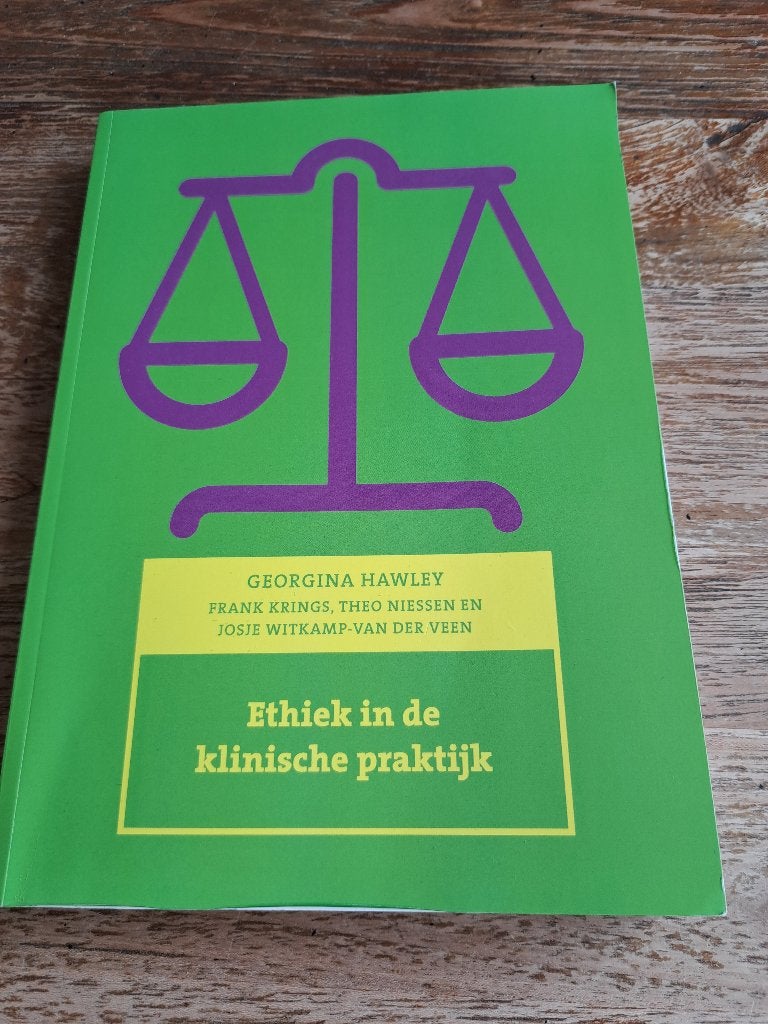 Ethiek in de klinische praktijk, Ophalen, Pearson, HBO, Zo goed als nieuw