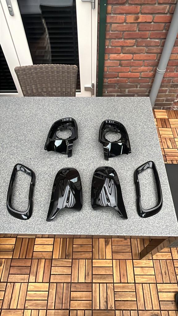 BMW X5 G05 Hoogglans Zwarte Spiegel & Trim Set, Auto-onderdelen, Spiegels, Ophalen, Nieuw, BMW