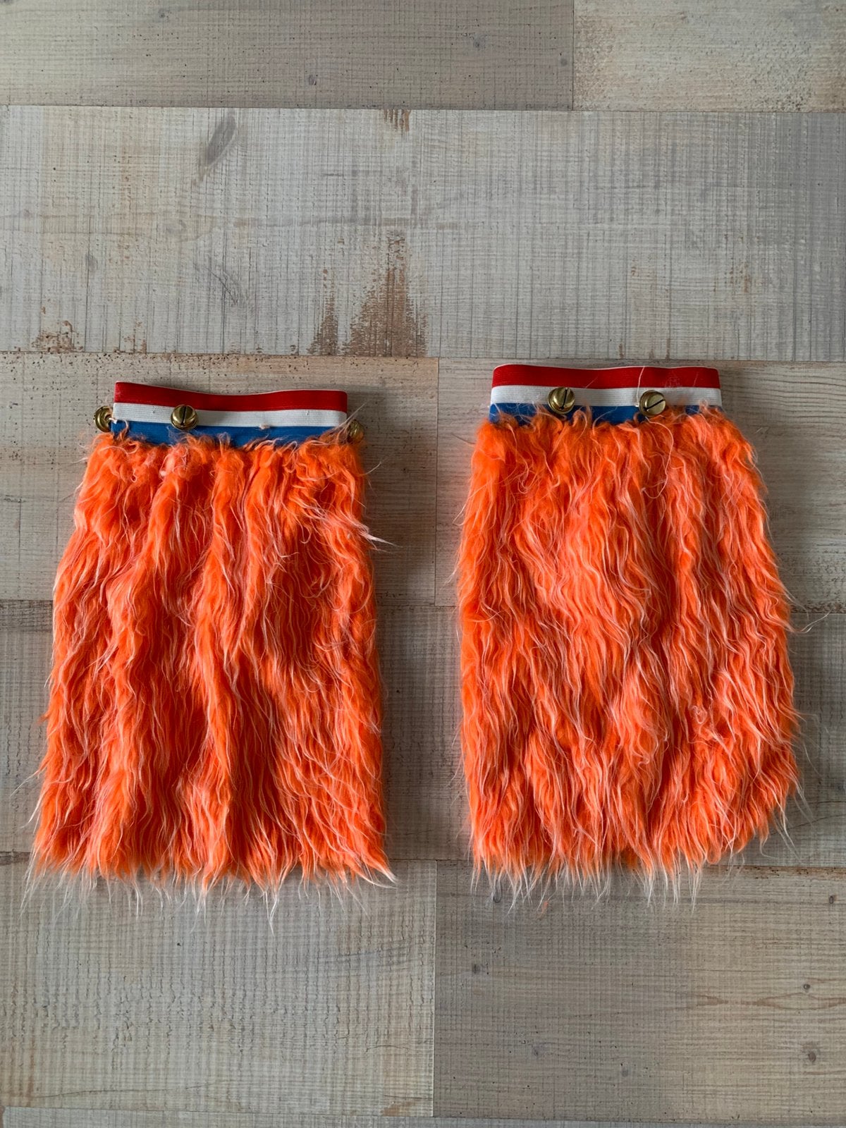 Oranje beenwarmers, Kleding | Dames, Ophalen of Verzenden, Zo goed als nieuw, Oranje of Koningsdag