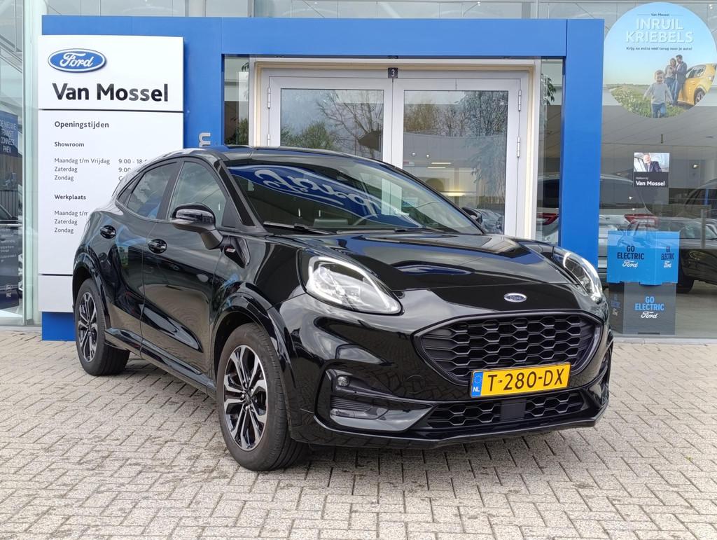 Ford Puma 1.0 EcoBoost Hybrid ST-Line | Camera | Stoel/stuur, Auto's, Ford, 12 maanden, Euro 6, Zwart, Origineel Nederlands
