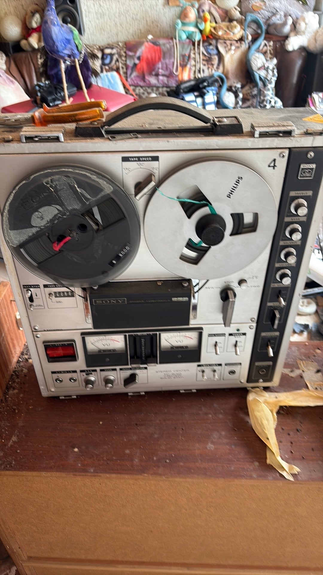 Sony Bandrecorder TC-366 - Werking Onbekend, C, Met banden, Z, Ophalen of Verzenden