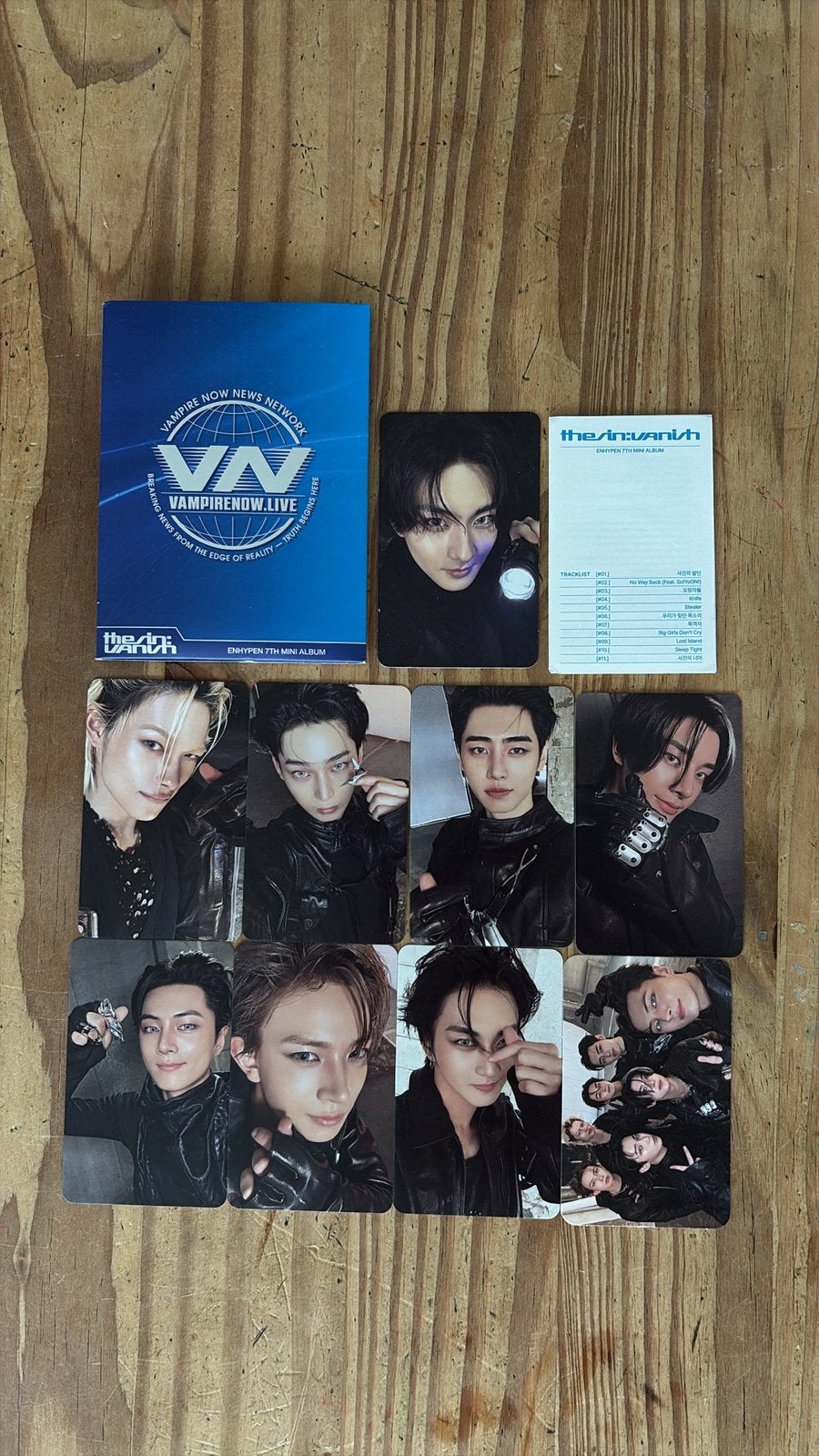 ENHYPEN THE SIN: VANISH WEVERSE ALBUM, Ophalen of Verzenden, Nieuw, Meerdere kaarten