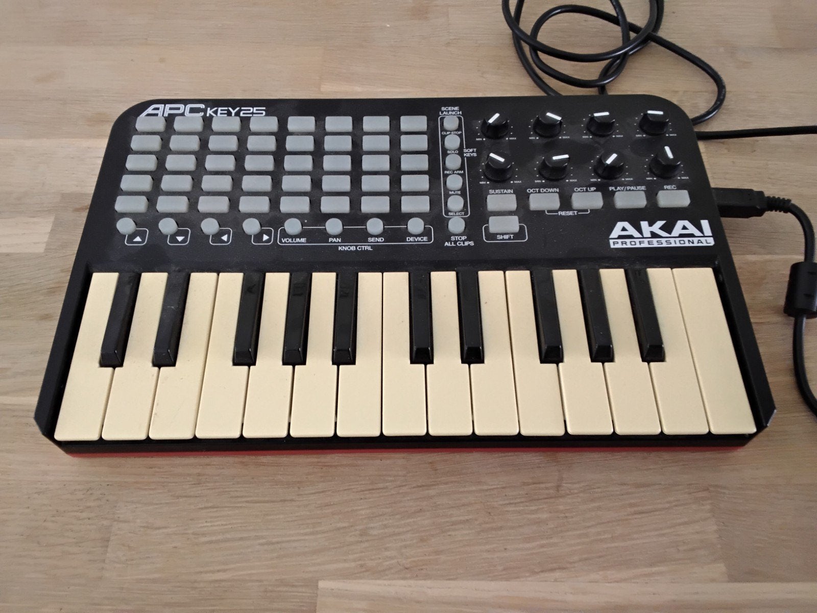 Akai APC Key 25 Professional, Ophalen of Verzenden, Zo goed als nieuw