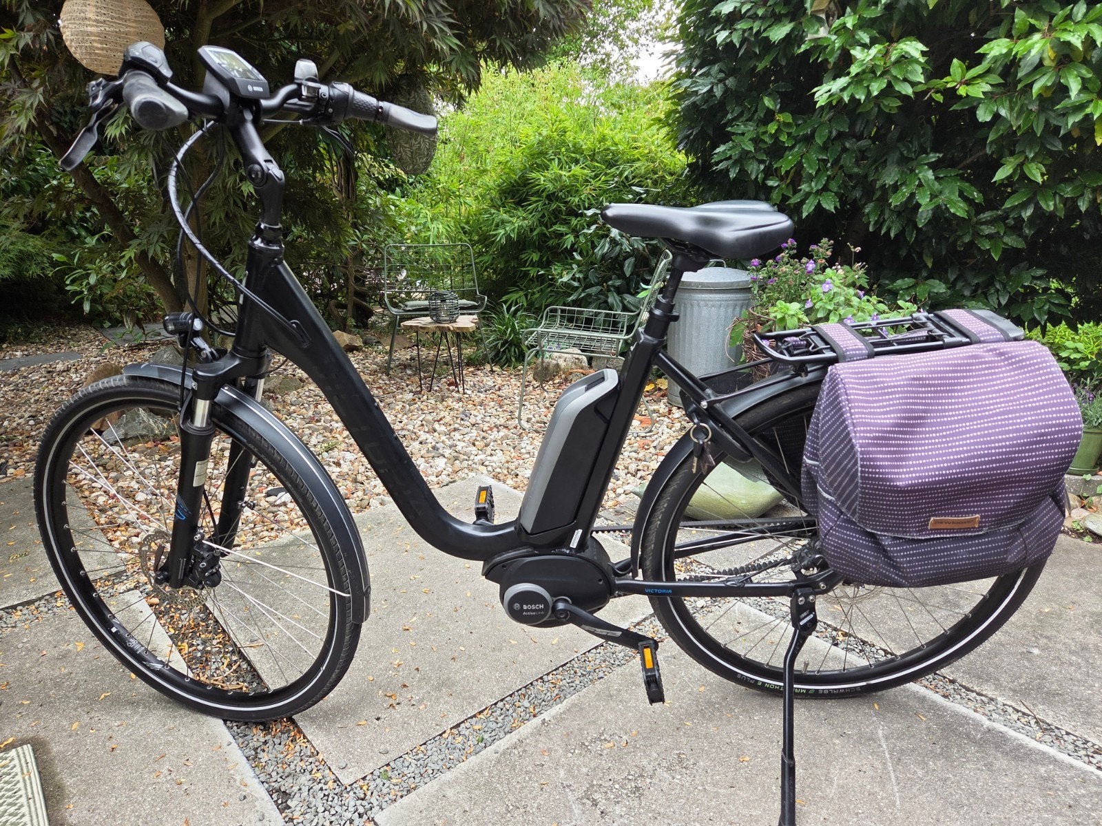 Zeer goede Victoria E -Trekking 7.7 elektrische damesfiets, Fietsen en Brommers, Elektrische fietsen, Gebruikt, 50 km per accu of meer