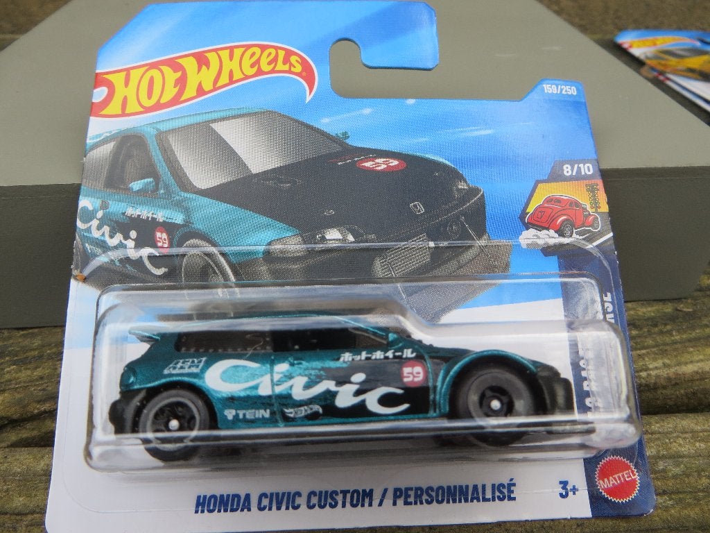 Hotwheels Honda Civic Custom, Hobby en Vrije tijd, Modelauto's | Overige schalen, Ophalen of Verzenden, Nieuw, Auto