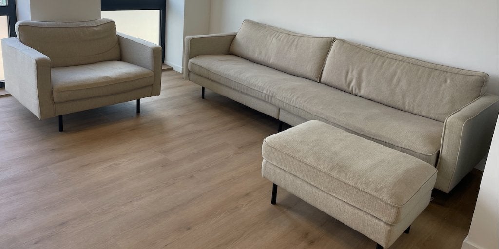 Bepurehome Rodeo Bank, Fauteuil en Hocker, Huis en Inrichting, Ophalen, Gebruikt, 125 cm of meer, 125 cm of meer