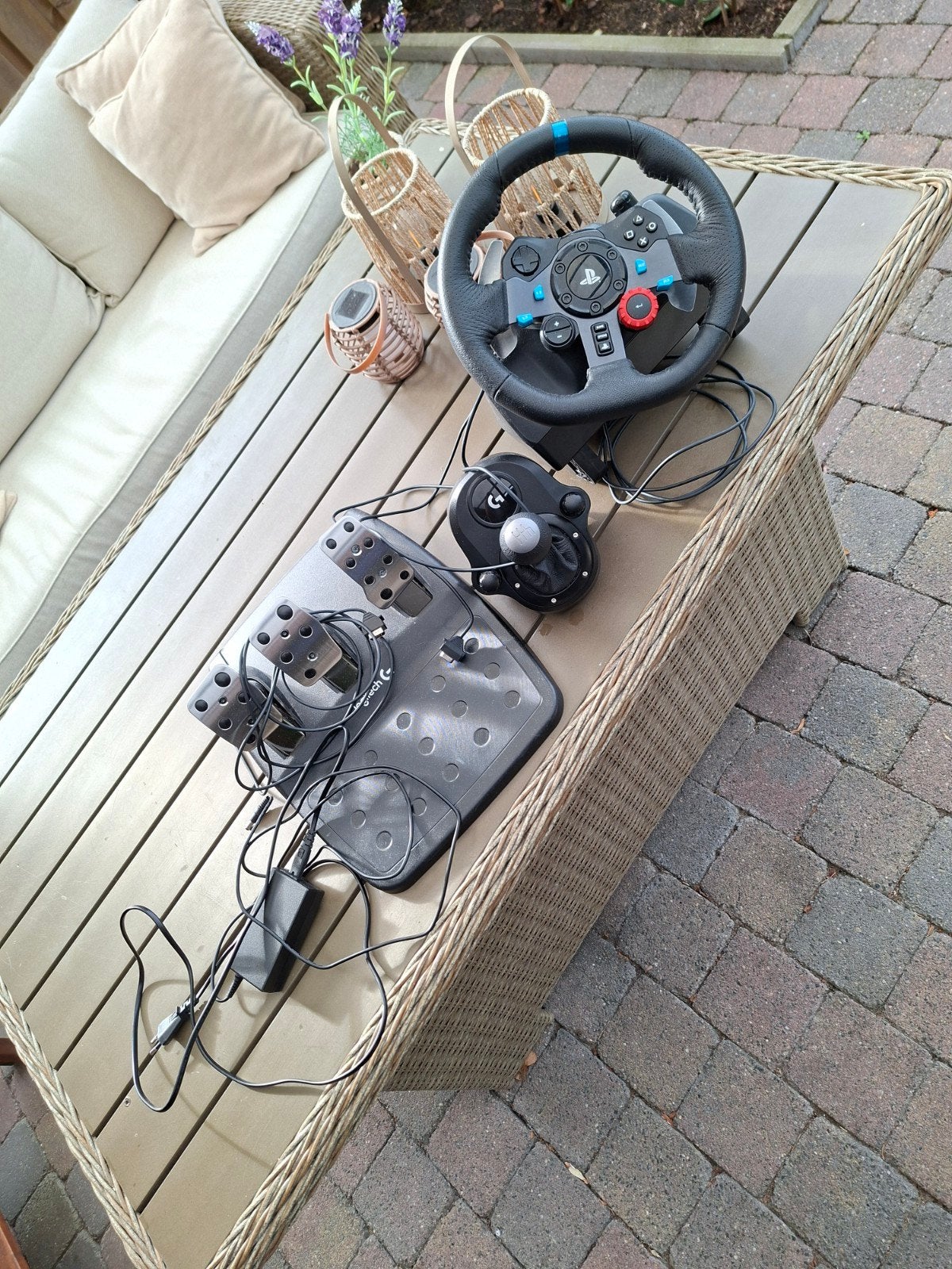 Logitech G29 Driving Force racestuur met pedalen en shifter, Ophalen, Gebruikt, Stuurtje of Sportattribuut, Xbox One